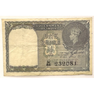 One Rupee Inde 1940