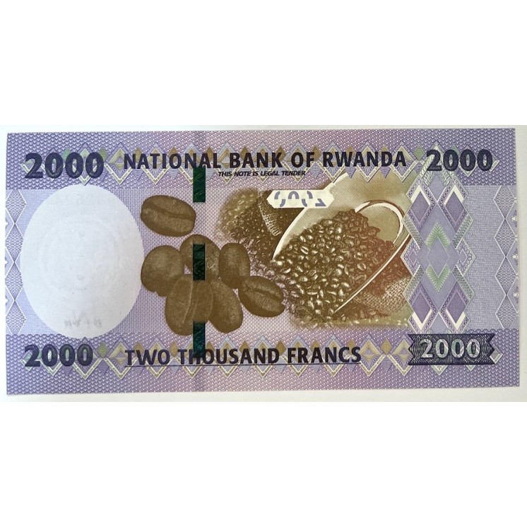 Rwanda - 2000 Francs, 28.06.2024