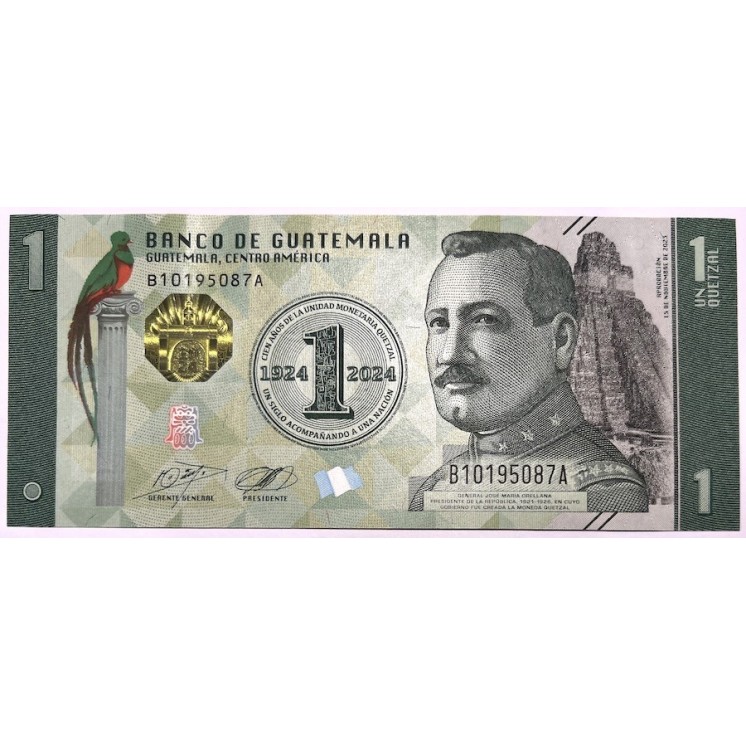 Guatemala - 1 Quetzal, 2024