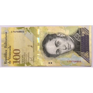 Venezuela - 100 000 Bolivares, 2017