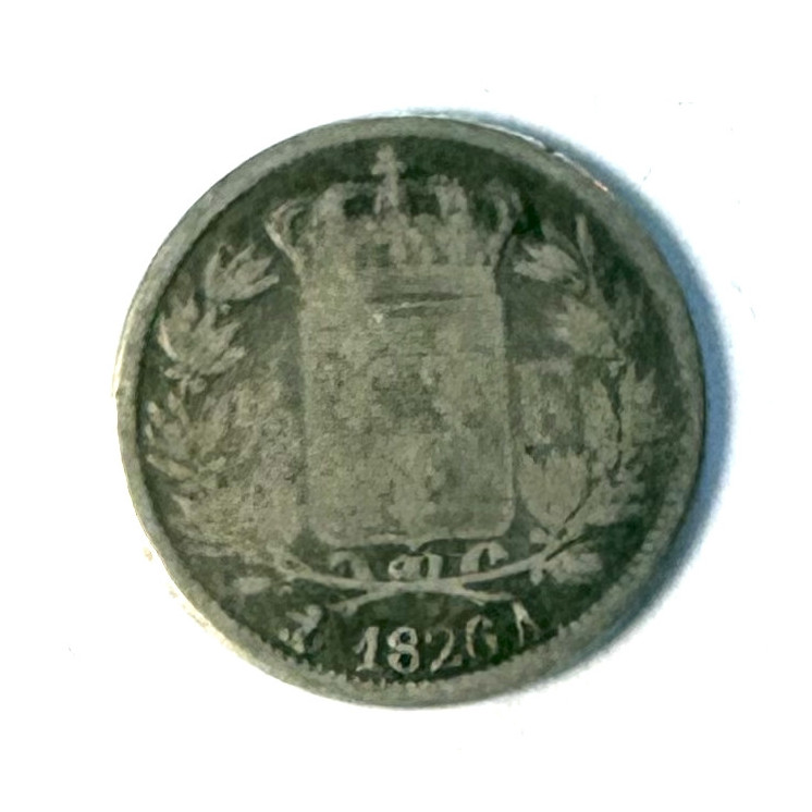 1/2 Francs Charles X 1826 A (Paris) Argent