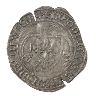 France - Louis XI (1461-1483), Blanc à la couronne, Troyes