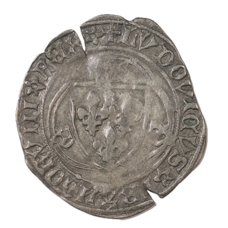 France - Louis XI (1461-1483), Blanc à la couronne, Troyes