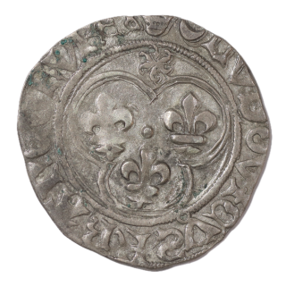 France - Louis XI (1461-1483), Blanc au soleil, Poitiers