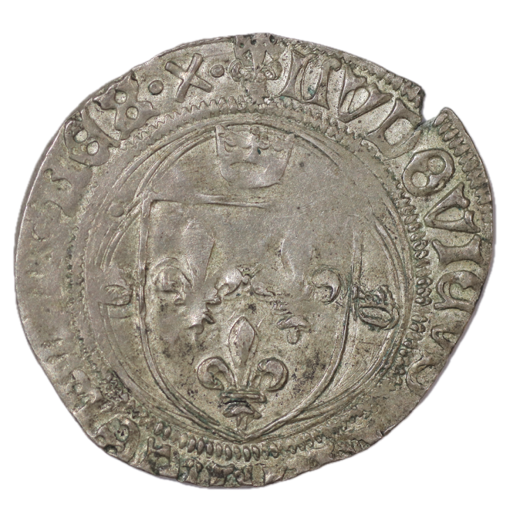 France - Louis XII (1498-1515), Blanc à la couronne, Villefranche