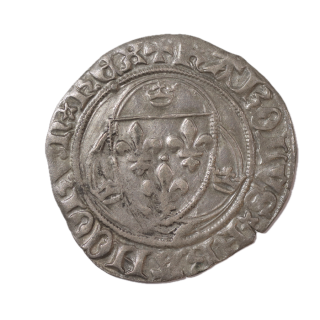 France - Charles VIII (1483-1498), Blanc à la couronne, Paris