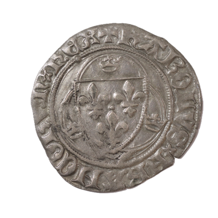 France - Charles VIII (1483-1498), Blanc à la couronne, Paris