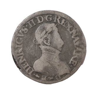 France - Henri II de Navarre (1562-1610), Teston 1553, Saint Palais