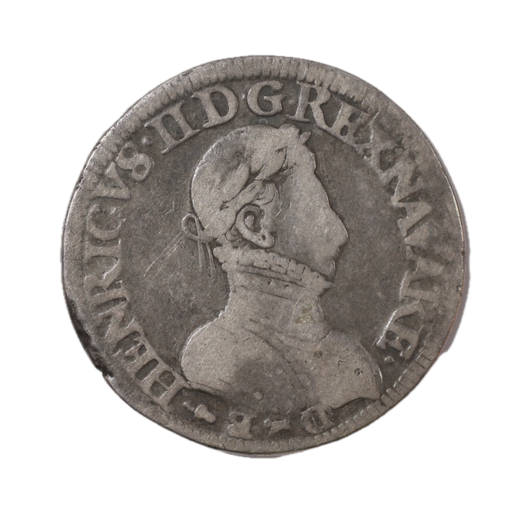 France - Henri II de Navarre (1562-1610), Teston 1553, Saint Palais