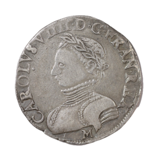 France - Charles IX (1560-1574), Teston M (Toulouse) 1565
