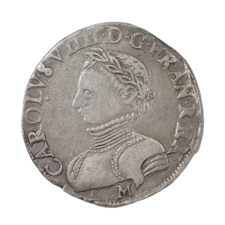 France - Charles IX (1560-1574), Teston M (Toulouse) 1565