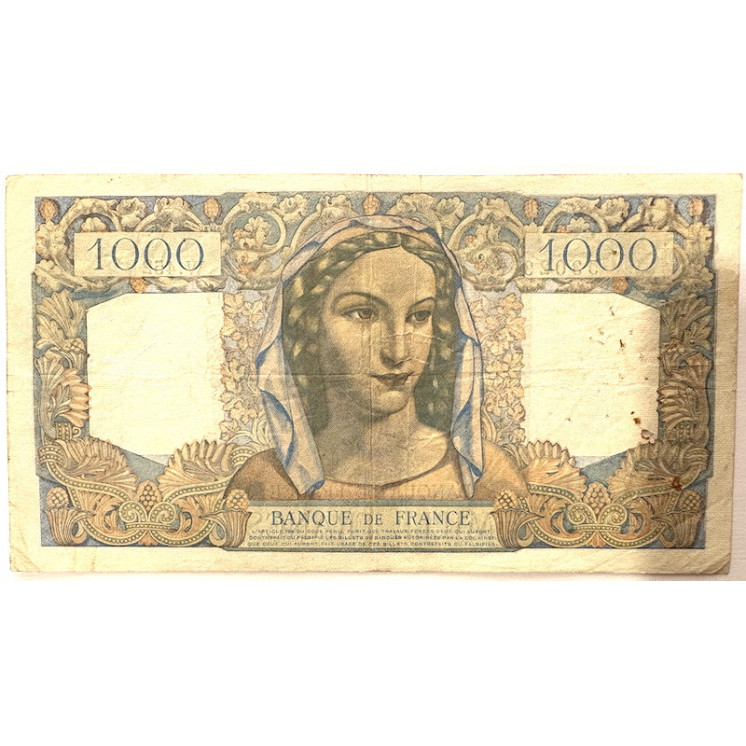 Billet - 1000 Francs Minerve et Hercule H.15-7-1948.H.