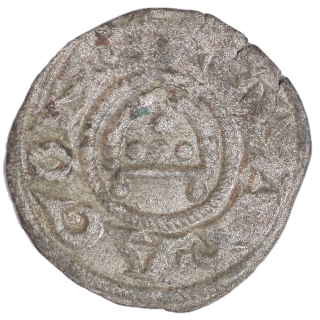 France - Provence, Alphonse Ier d'Aragon et Raymond de Bollène, Obole à la mitre