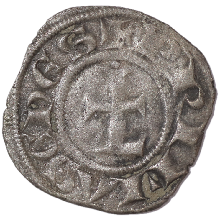 France - Lyonnais, Archevêché de Lyon, Monnayage anonyme, Denier au grand L barré