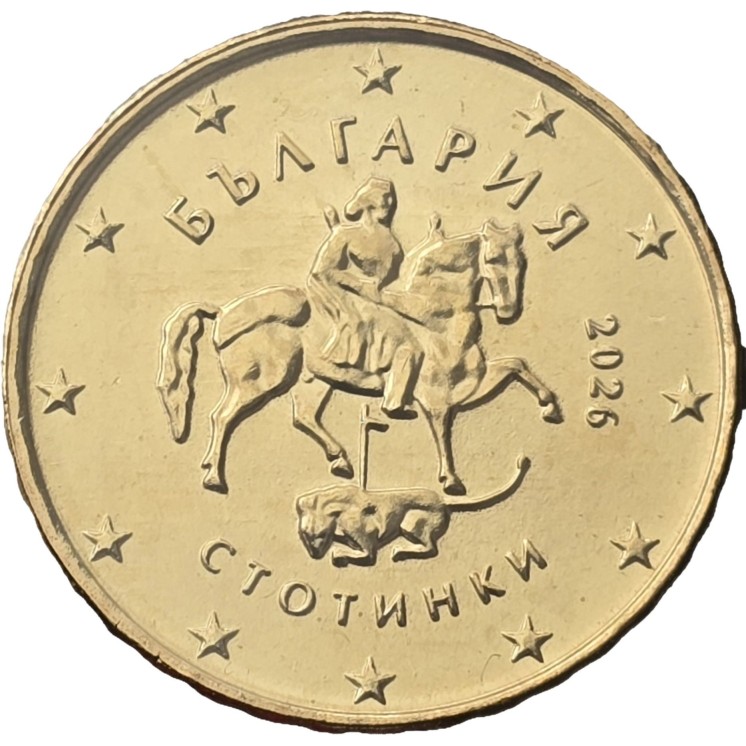 2026 - Série Bulgarie 1ct à 2€, UNC