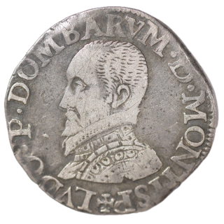 France - Dombes, Louis II de Montpensier (1560-1582), Teston 1577