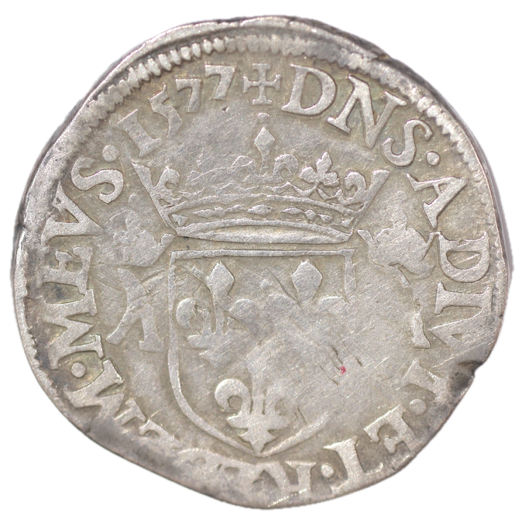 France - Dombes, Louis II de Montpensier (1560-1582), Teston 1577