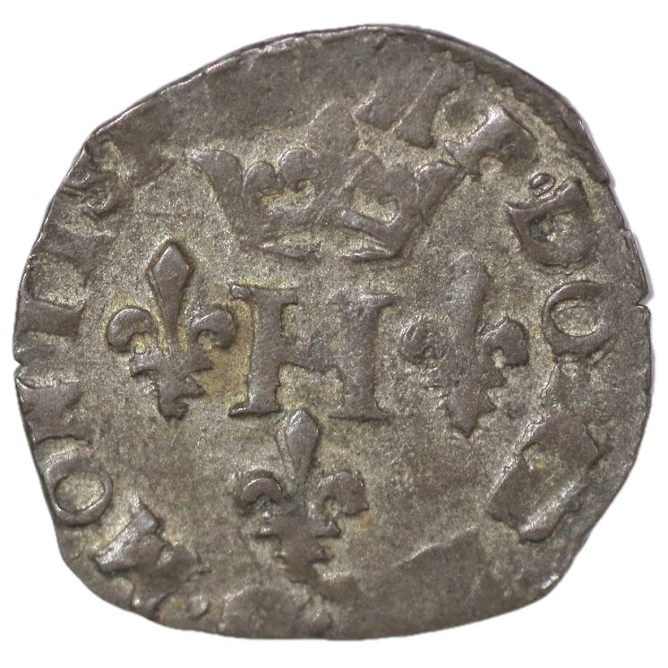 France - Dombes, Henri II de Montpensier (1592-1608), Liard au "H"