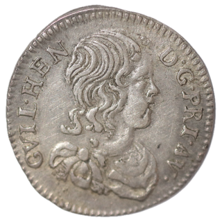 France - Principauté d'Orange, Guillaume-Henri de Nassan (1650-1702), 1/12 d'écu, 1660