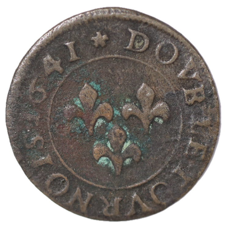 France - Principauté d'Orange, Frederic-Henri de Nassan (1625-1647), double tournois