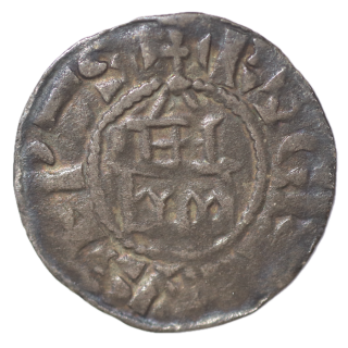 France - Duché de France, Seigneurie de Nogent Roger, évêque de Beauvais (1002-1022), denier