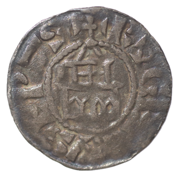 France - Duché de France, Seigneurie de Nogent Roger, évêque de Beauvais (1002-1022), denier