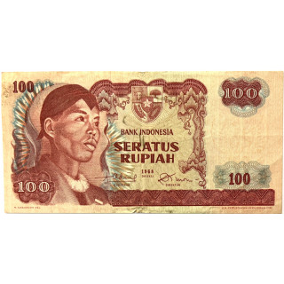 Billet - Indonésie 100 Rupiah 1968