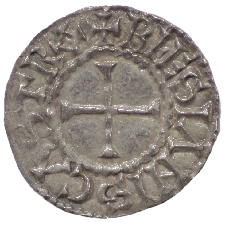 France - Eudes (888-898), Denier, Blois