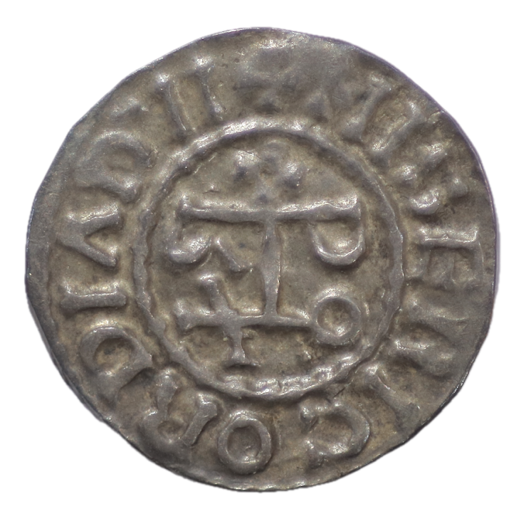France - Eudes (888-898), Denier, Tours