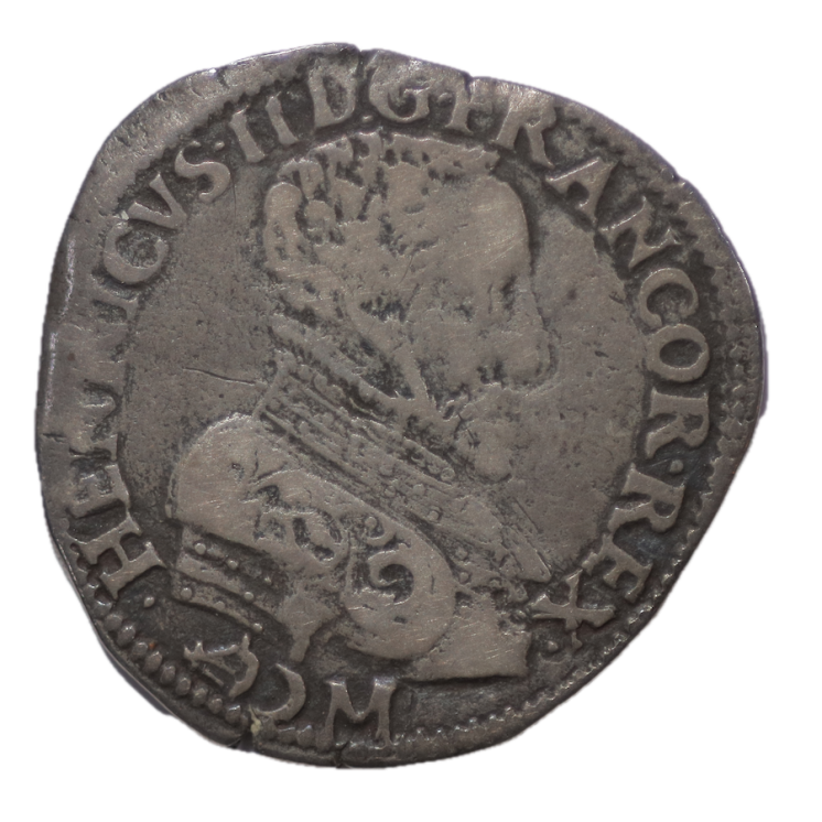 France - François II (1559-1560), Teston, 1559, K (Bordeaux)