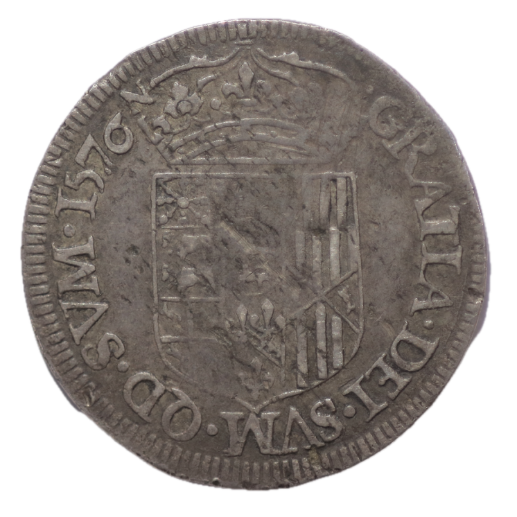 France - Henri II de Navarre (Future Henri IV), teston