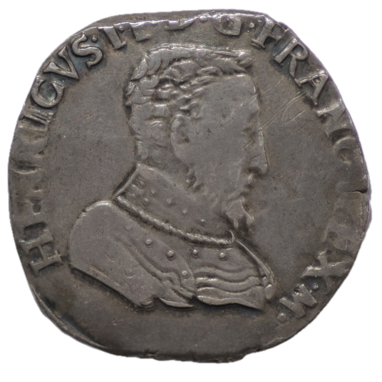 France - Charles IX (1560-1574), Teston, 1560, D (Lyon)