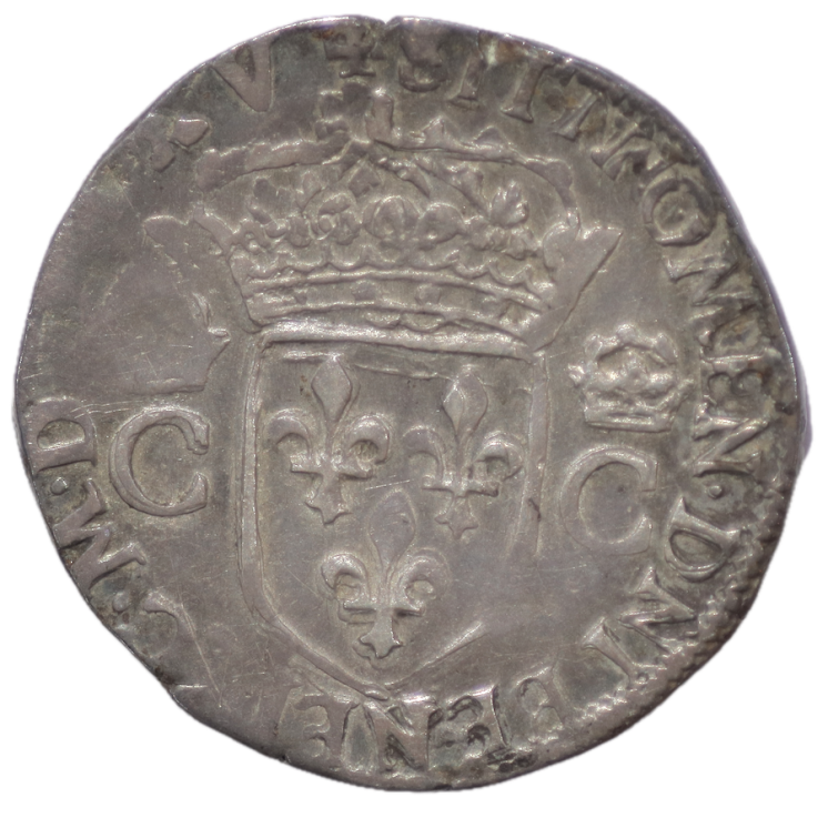 France - Charles IX (1560-1574), Teston, 1565, O (Riom)