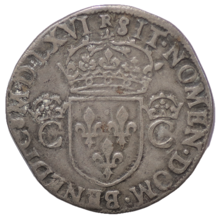 France - Charles IX (1560-1574), Teston, 1566, M (Toulouse)