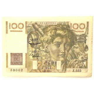 Billet - 100 Francs Jeune Paysan C.6-8-1953.C.