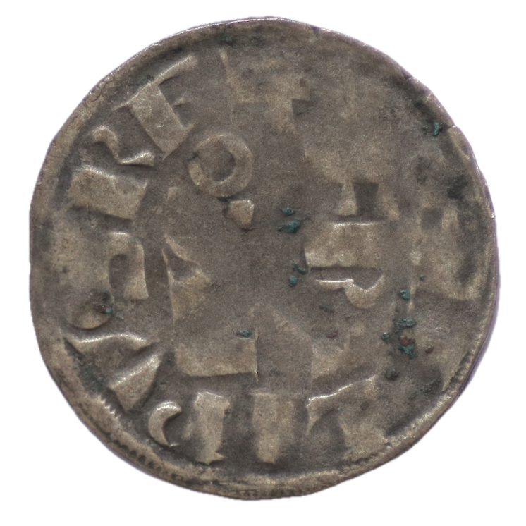 France - Philippe II Auguste (1180-1223), Denier, Montreuil sur mer
