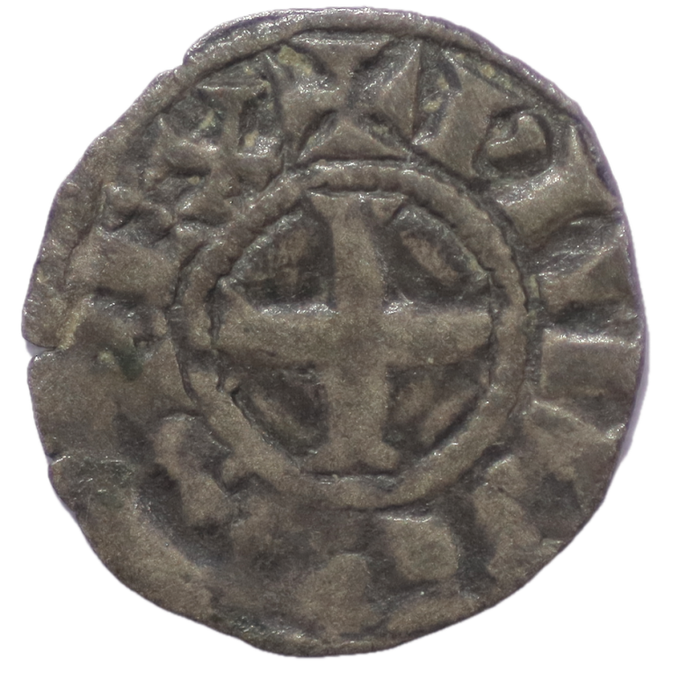 France - Philippe IV le Bel (1285-1314), Obole tournois, billion à l'O rond