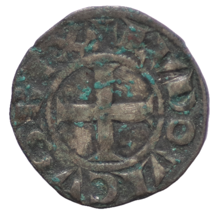 France - Louis VIII (1223-1226) et Louis IX (1245-1270), Denier Tournois avec Turonis 2e type