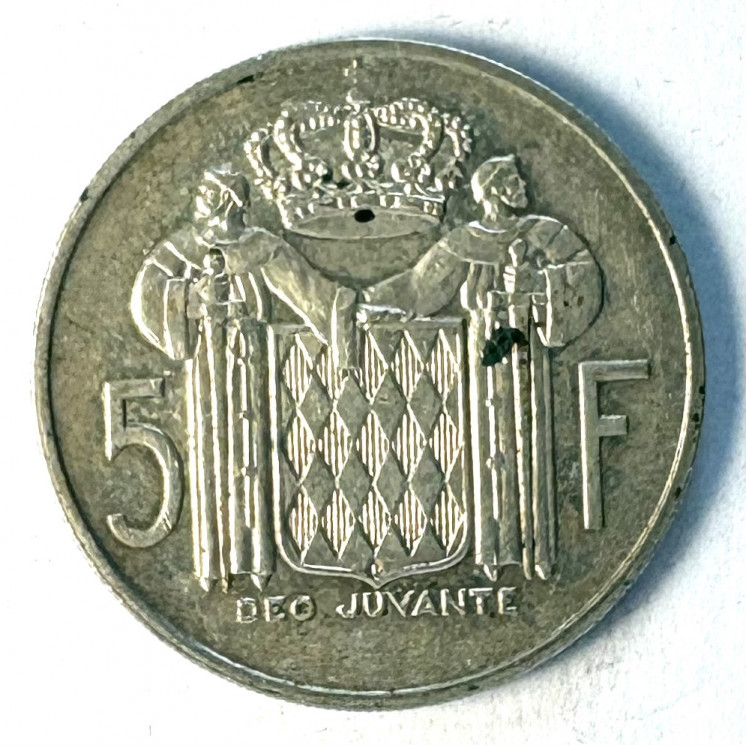 5 Francs Monaco Rainier III 1960