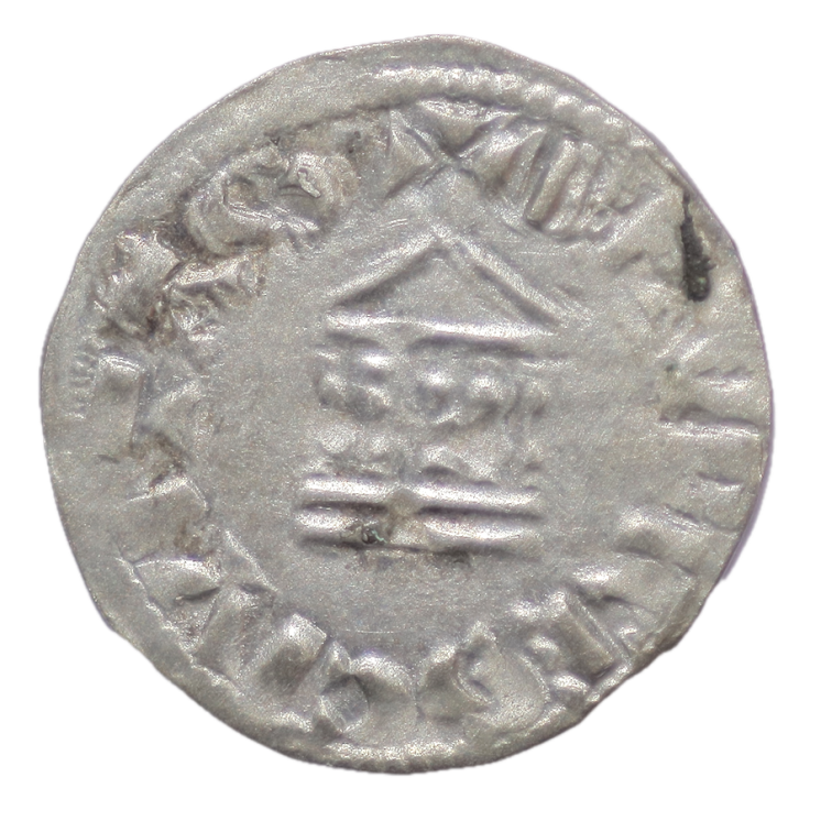 France - Lothaire (954-986), Denier Bourges