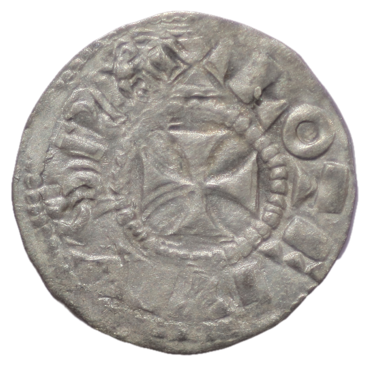 France - Lothaire (954-986), Denier Bourges