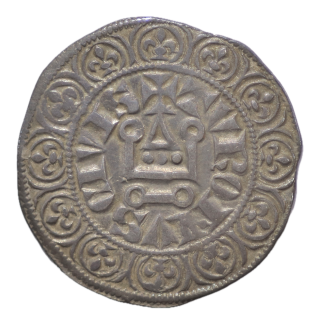 France - Philippe IV le Bel (1285-1314), Gros Tournois l'O long, 1290