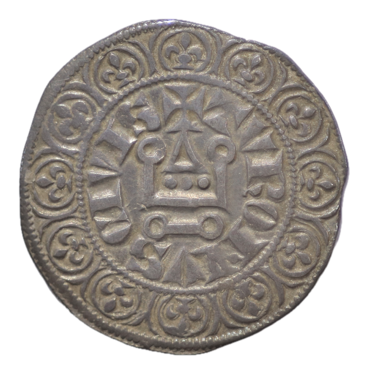 France - Philippe IV le Bel (1285-1314), Gros Tournois l'O long, 1290