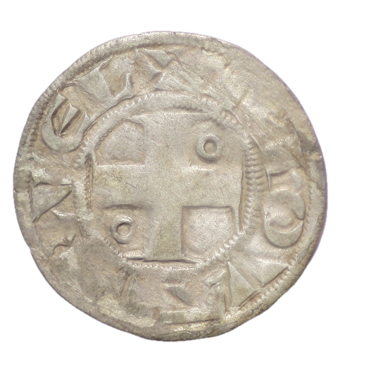 France - Philippe II (Auguste) (1180-1223), Denier Paris, Montreuil sur Mer