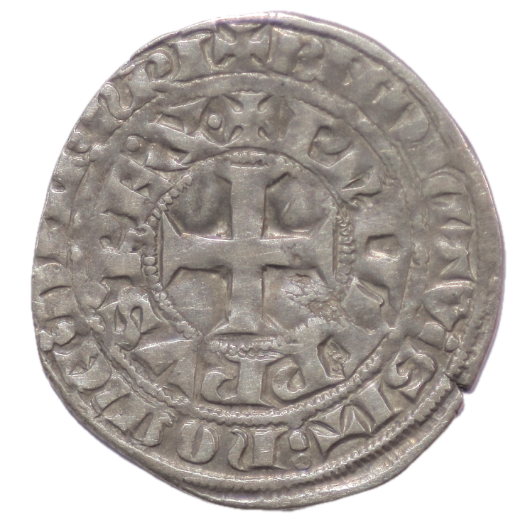 France - Philippe VI (1324-1350), Maille Blanche, 1328