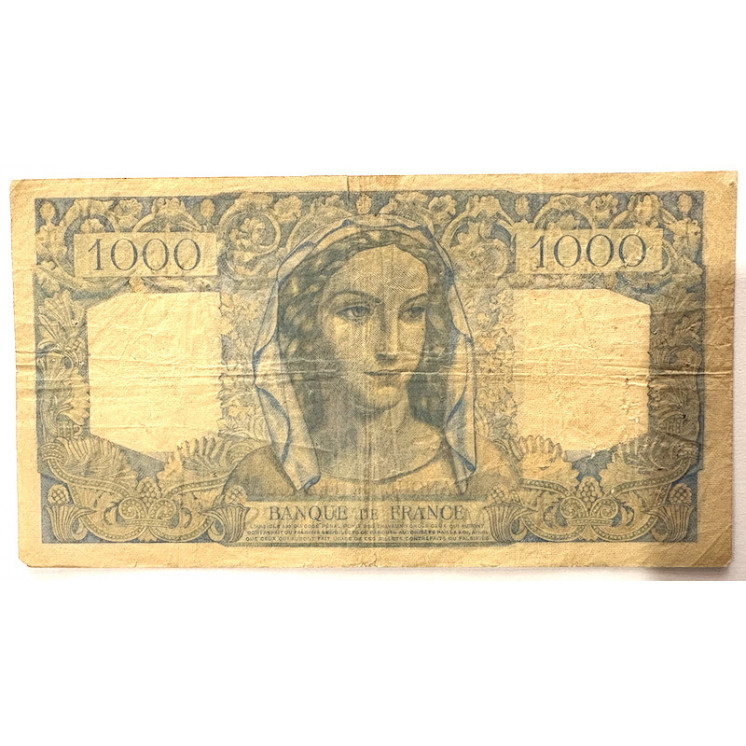 Billet - 1000 Francs Minerve et Hercule, G.12-7-1945.G.