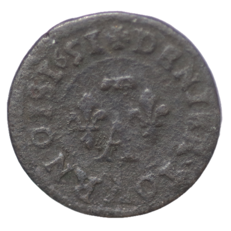 France - Dombes, Gaston d'Orléans (1627-1651), Denier Tournois 1651