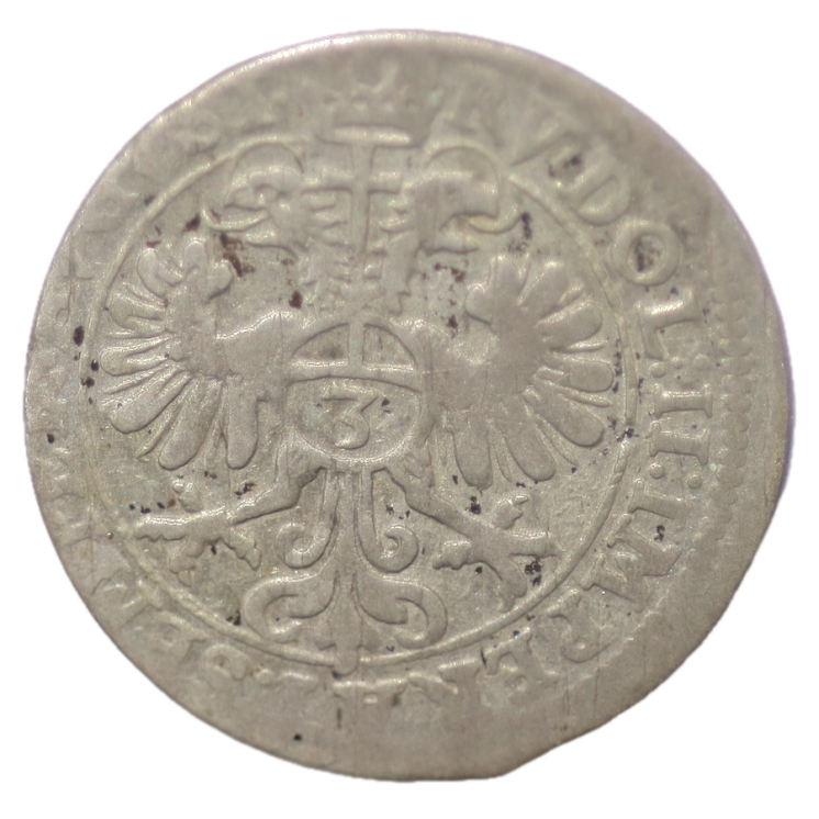 France - Abbaye de Mürbach et Lure, André d'Autriche (1587-1600), Groschen de 3 Kreuzer