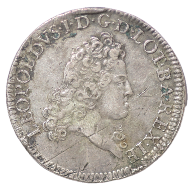 France - Lorraine, Léopold Ier (1690-1729), Demi écu, 1719