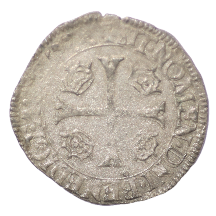 France - Henri III (1574-1589), Douzain au Billon, 1577, D (Lyon)